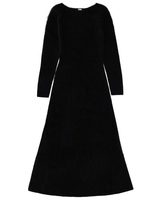 THE GARMENT Black Long Dress Roma Mohair
