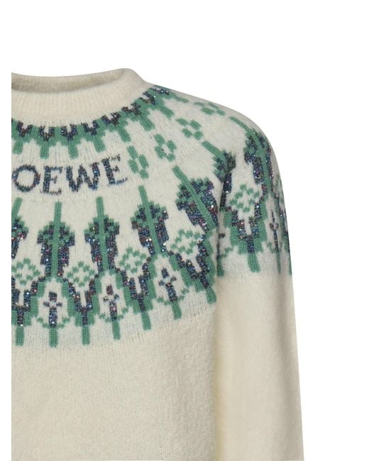 Loewe Blue Sweaters Wool/Polyamide