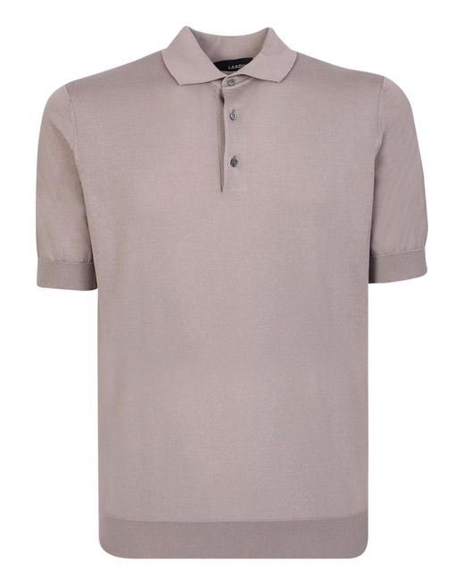 Lardini Cotton Pink Polo Shirt for Men | Lyst