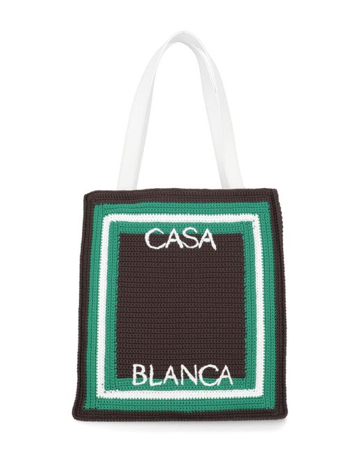 Casablancabrand Green Shoulder Bag for men