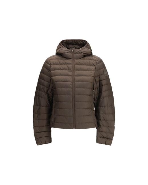 Canada Goose Brown Recycled Polyester Full-Length Jacket Clothing
