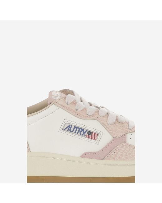Autry Multicolor Leather Sneakers Medalist Low Leather/Rubber Trainers