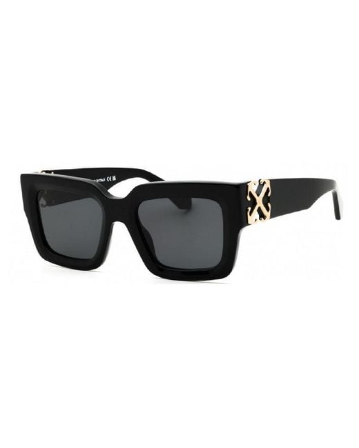 Off-White c/o Virgil Abloh Black Frame And Lens Sunglasses