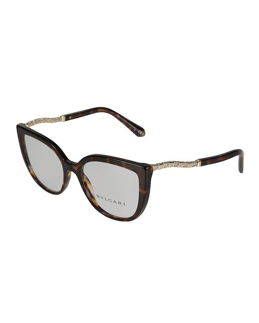 BVLGARI Multicolor Crystal Embellished Temple Flame Effect Glasses