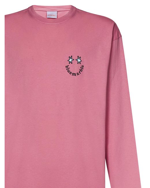 Bluemarble Pink T-Shirt for men