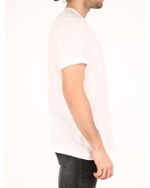 James Perse White Cotton T-shirt for men