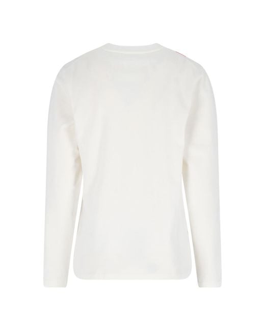 Jil Sander White Long-Sleeved T-Shirt