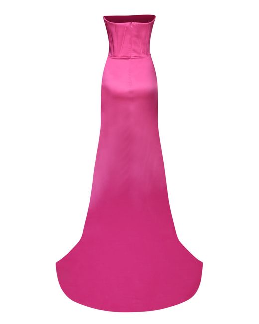 GIUSEPPE DI MORABITO Pink Viscose Long Dress