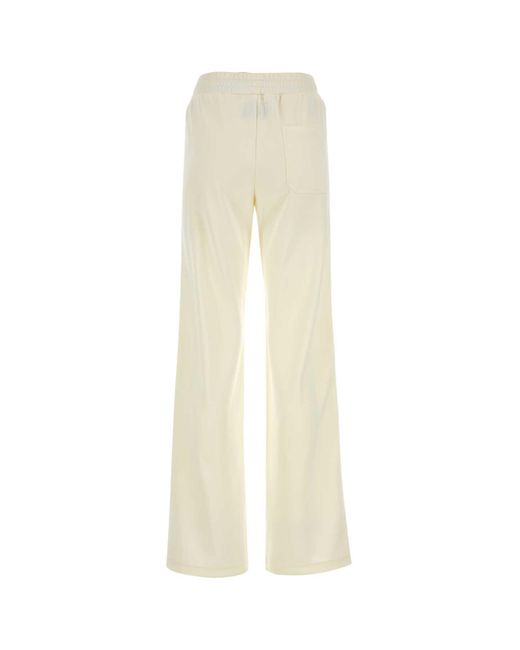 Golden Goose Deluxe Brand White Ivory Polyester Dorotea Joggers