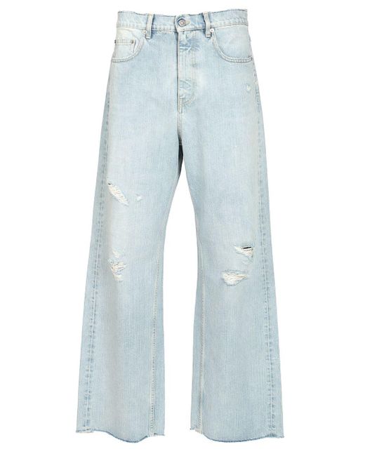 Golden Goose Deluxe Brand Blue Lived-In Effect Jeans for men