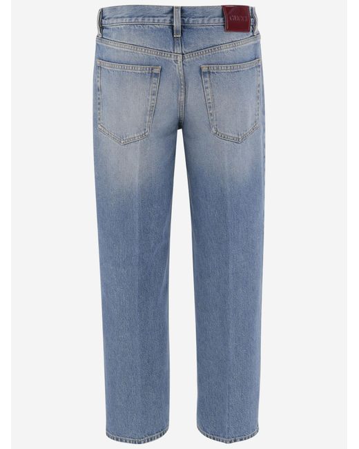 Gucci Blue Jeans Cotton Denim Trousers