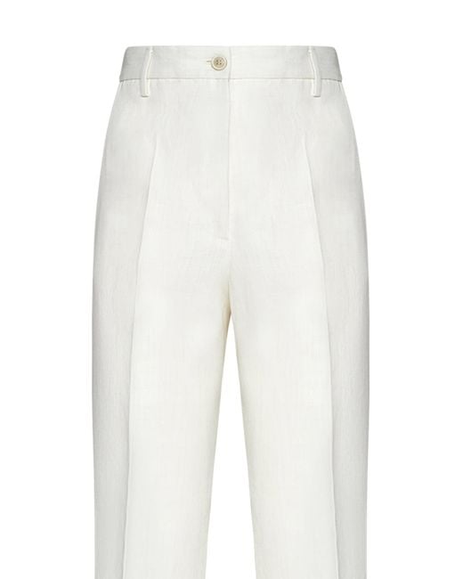 Fabiana Filippi White Trousers