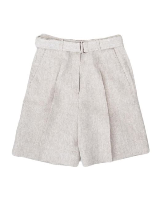 Officine Generale Gray Dalva Linen Short