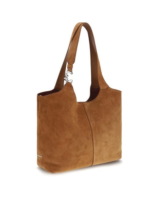 Coccinelle Brown C-Easy Large Shoulder Bag Calf Leather Bos Taurus