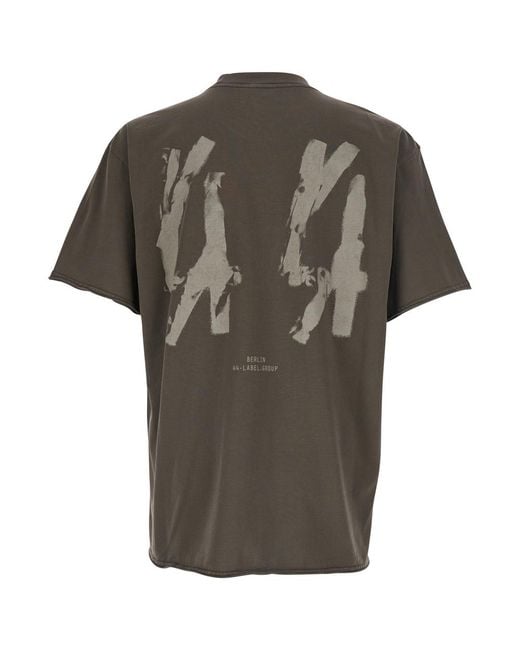 44 Label Group Green T-Shirt With Round Neck for men