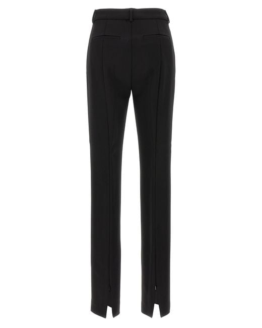 Sportmax Black Viscose Casual Pants