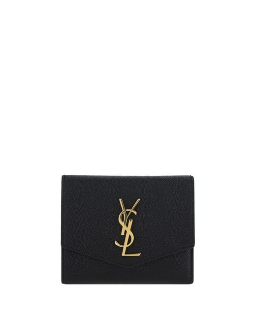 Saint Laurent Black Wallets