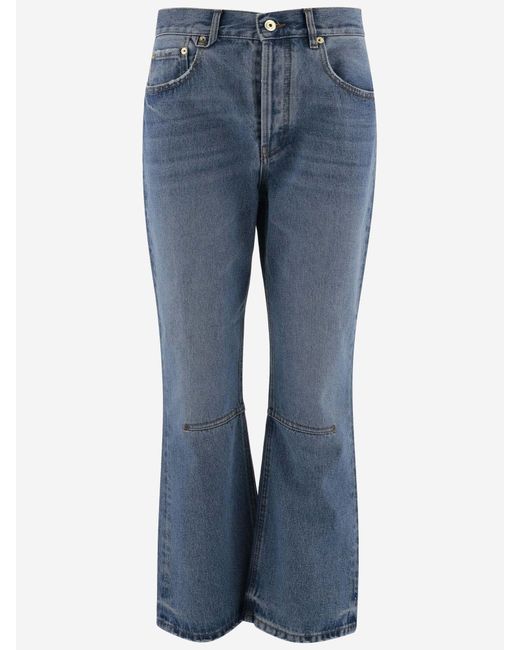 Jacquemus Blue Cotton Denim Jeans