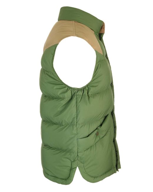 3 MONCLER GRENOBLE Green Veny Padded Vest for men