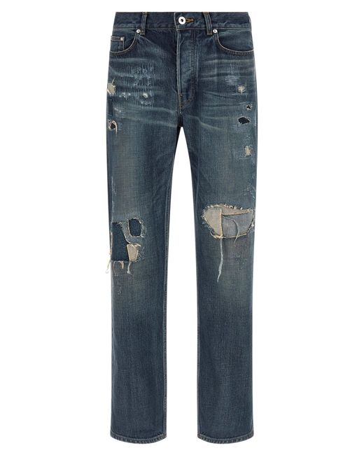 J.W. Anderson Blue Dark Denim Jeans for men