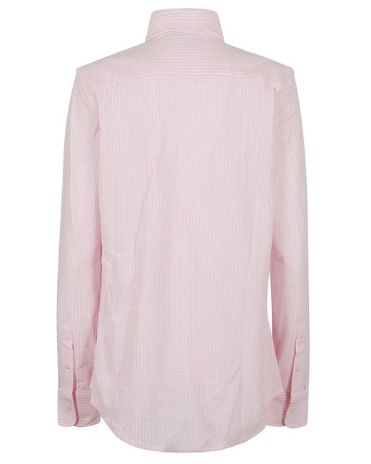 Polo Ralph Lauren Pink Ls Str Heidi-Long Sleeve-Knit