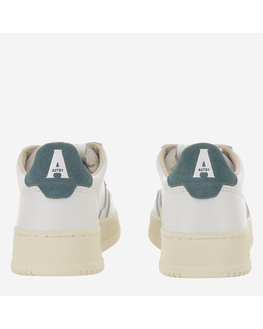 Autry White Sneakers Medalist Low Leather Trainers for men