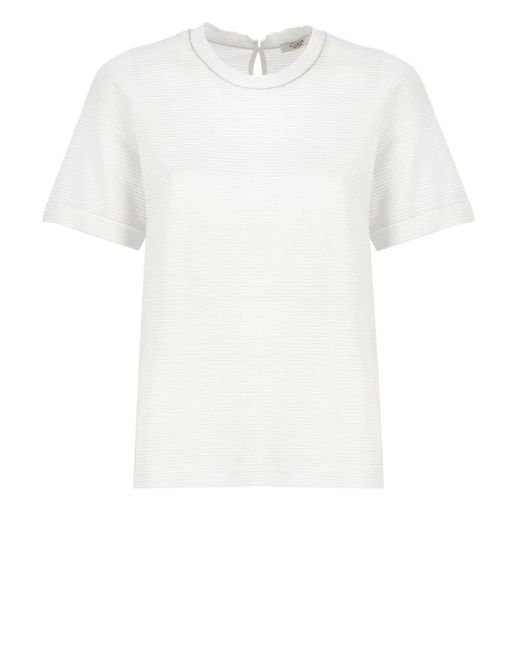 Peserico White T-Shirts And Polos