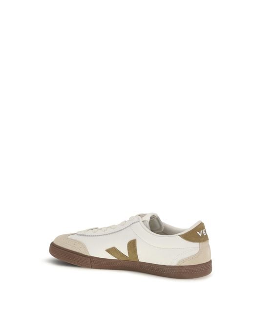 Veja White Trainers-Tent-Bark for men