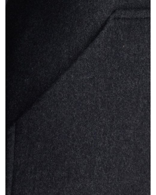 Semicouture Black Wool Jacket Jeanie Coat