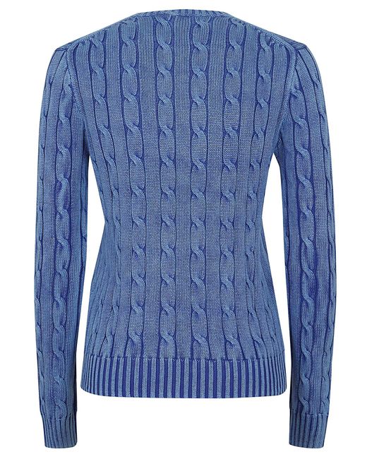 Polo Ralph Lauren Blue Julianna-Long Sleeve-Pullover
