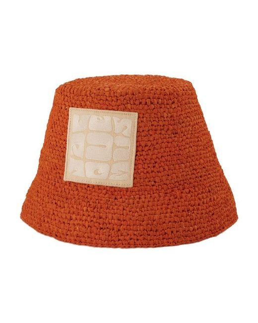 Jacquemus Orange Ficiu Bucket Hat