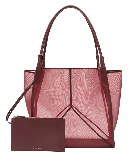 Victoria Beckham Pink Victoria Tote Bag Polyamide Handbags