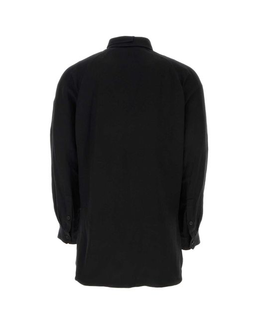 Yohji Yamamoto Black Camicia for men