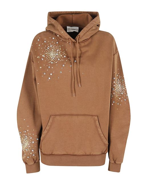 Des Phemmes Brown Cold Dye Hoodie