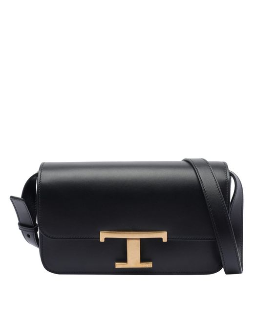Tod's Black Micro T Timeless Leather Crossbody Bag