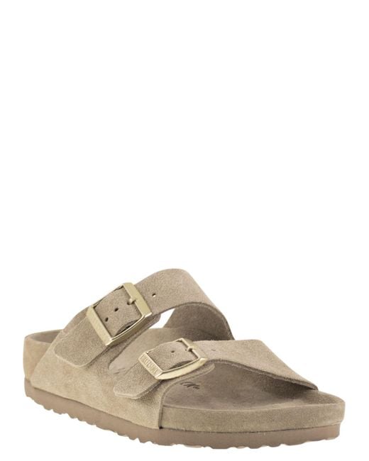 Birkenstock White Arizona Exquisite