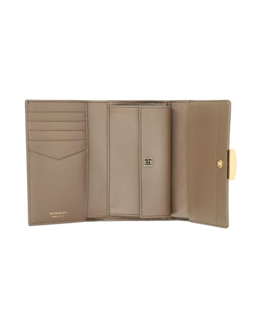 Givenchy Brown 4G- Medium Flap Wallet