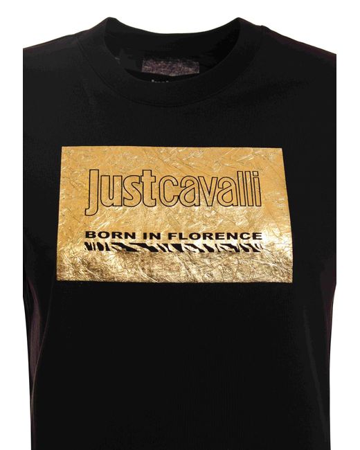 Just Cavalli T-shirt in Black | Lyst