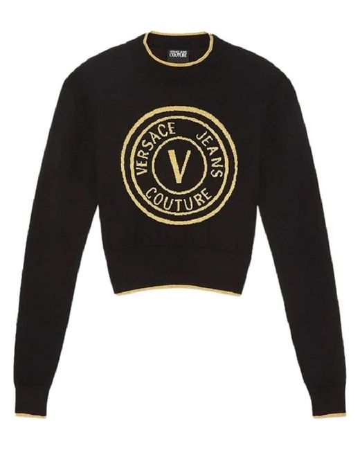 Versace Black Sweaters