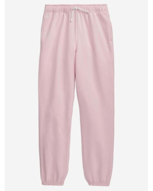 Polo Ralph Lauren Pink Pants Stretch Cotton Trousers