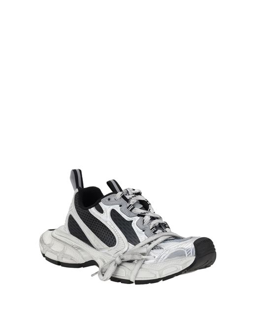 Balenciaga White Sneakers 3Xl Gradient-- Upper Fabric Trainers
