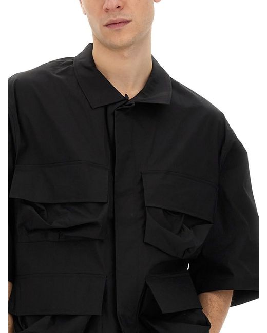 Y-3 Black Oversize Shirt for men