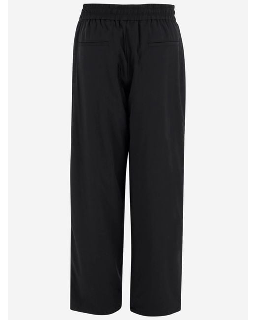 Autry Black Stretch Nylon Jogging Trousers