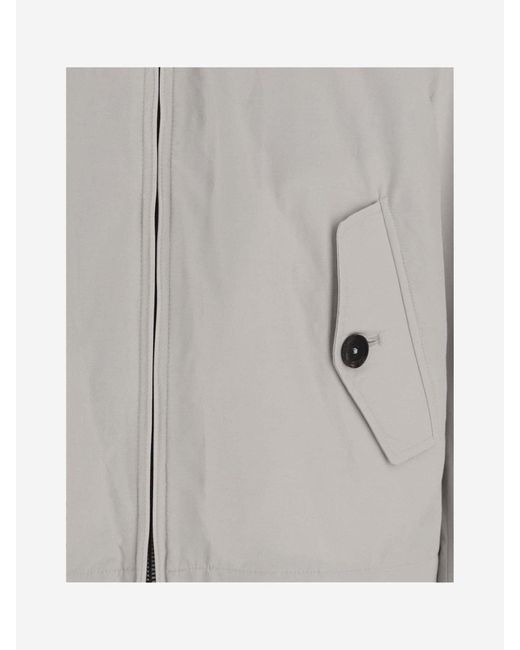 Baracuta Gray Technical Fabric Jacket for men