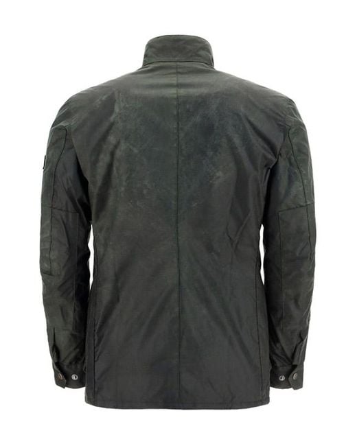 Barbour Gray Waxed Cotton Jacket Duke Wax for men