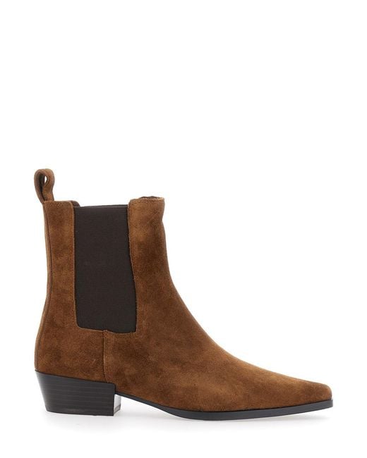 Strategia Brown Ankle Boot Nina Bootie Leather