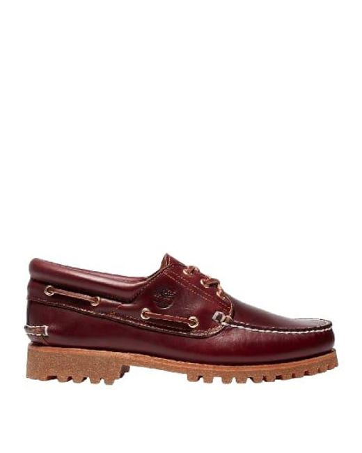 Timberland Red Loafers Authentics Shoes for men