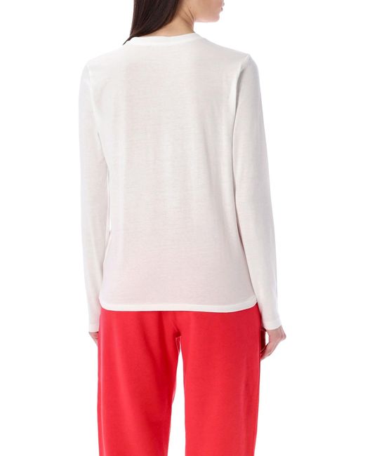 Polo Ralph Lauren White Classic Tshirt Ls