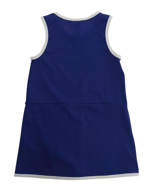 Marni Blue Swim Cover-Up Nylon Dress