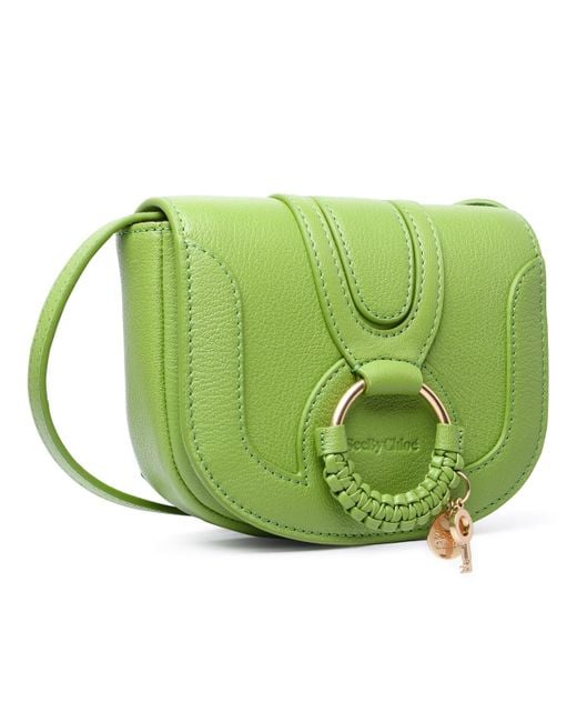 See By Chloé Green Hana Small Leather Bag